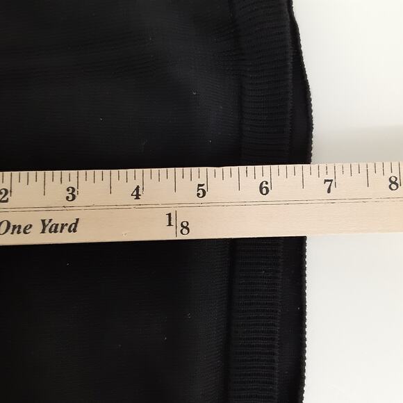 Peruvian Connection Pima Cotton Black Stretch Knit Sweater Midi Dress Womens M - Picture 11 of 14